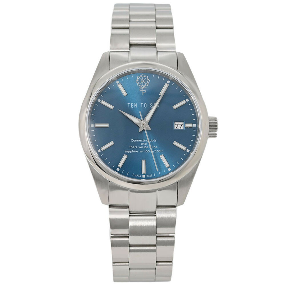 【ふるさと納税】TEN TO SEN 1st STANDARD 日本製 自動巻き ブルー