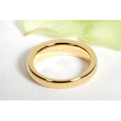 ふるさと納税 昭和町 K18YG 地金 無垢 リング 7号 |  | 01