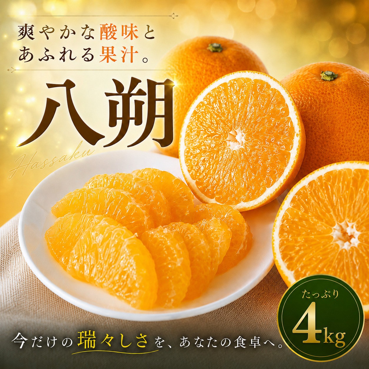 
                  【選ぶならこれ】 大人の柑橘 【八朔】 4kg 愛媛県産 【2027年2月上旬頃から順次発送】 | はっさく みかん ハッサク ミカン mikan hassaku 蜜柑 訳ありフルーツ 柑橘 果物 おすすめ お勧め お取り寄せ ギフト 愛媛県 松山市
                