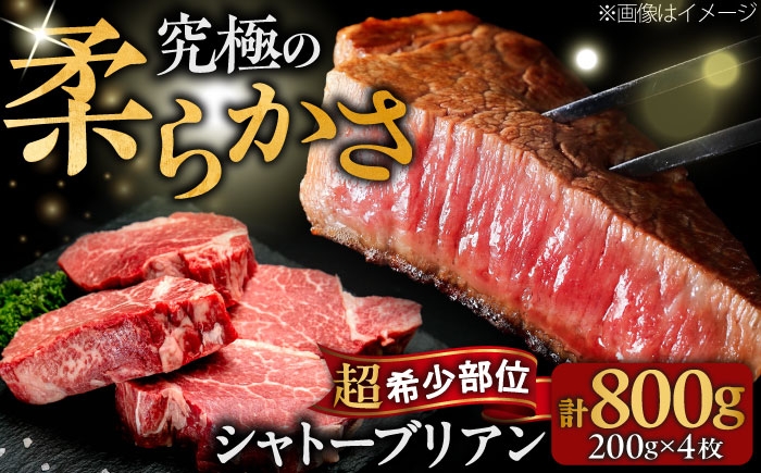 
                  【希少部位！】博多和牛 シャトーブリアン 200g×4枚（計800g）吉富町/肉のくまもと屋 [BGBY044]
                