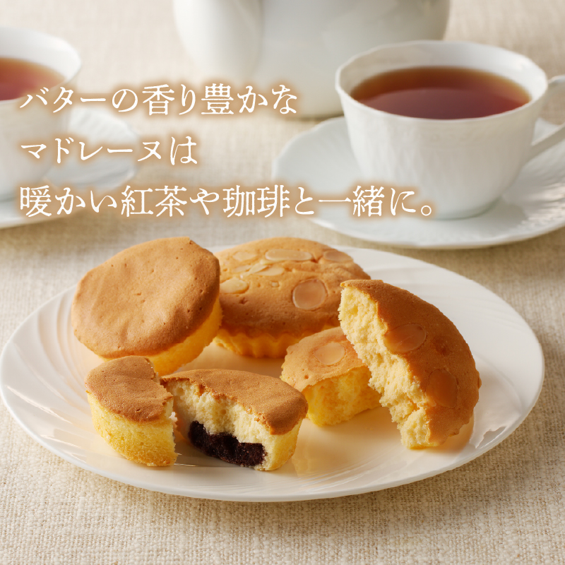 【2週間以内発送】老舗菓子舗のマドレーヌ2種セット「合計6個・個包装」_T035-020【焼き菓子 スイーツ 詰め合わせ 洋菓子人気 ギフト 食品 贈り物 お土産 デザート 加工品 送料無料 プレゼン