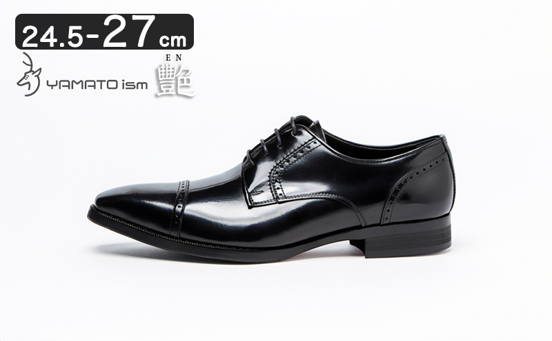 倭イズム ( ヤマトイズム ) 牛革 マッケイ ビジネスシューズ 紳士靴 YAP500 （ ブラック ）26.0cm
