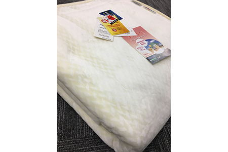 C.R.P加工毛布　クロスマイヤー毛布　シングルサイズ　パール　1枚　11701柄 [0628]
