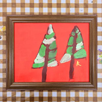 ふるさと納税 三宅町 絵画 【メタセコイヤ 中村清司】 一点モノ 美術部 ひまわりの家
