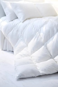 630FP本掛け　ダブル（フランス産ダウン使用）　羽毛布団 ホワイトダウン 90％以上 冬用 サテン生地 日本製 羽毛 ダウン 掛け布団 布団 ふとん 高品質 寝具