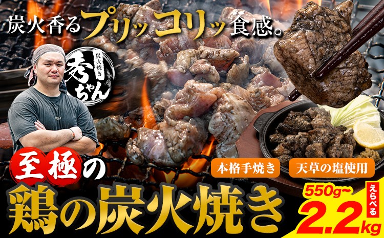 鶏 炭火焼き 焼き鳥 冷凍 選べる5-20袋《7-14日以内に出荷予定(土日祝除く)》熊本県 くまもと 御船町 秀ちゃん とり 鶏肉 国産 おつまみ ごはん 簡単調理 ボイル 送料無料