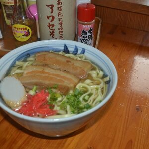 三枚肉そば4食セット 沖縄そば アワセそば お土産 取り寄せグルメ おすすめ 沖縄市 / アワセそば食堂[BCDR003]