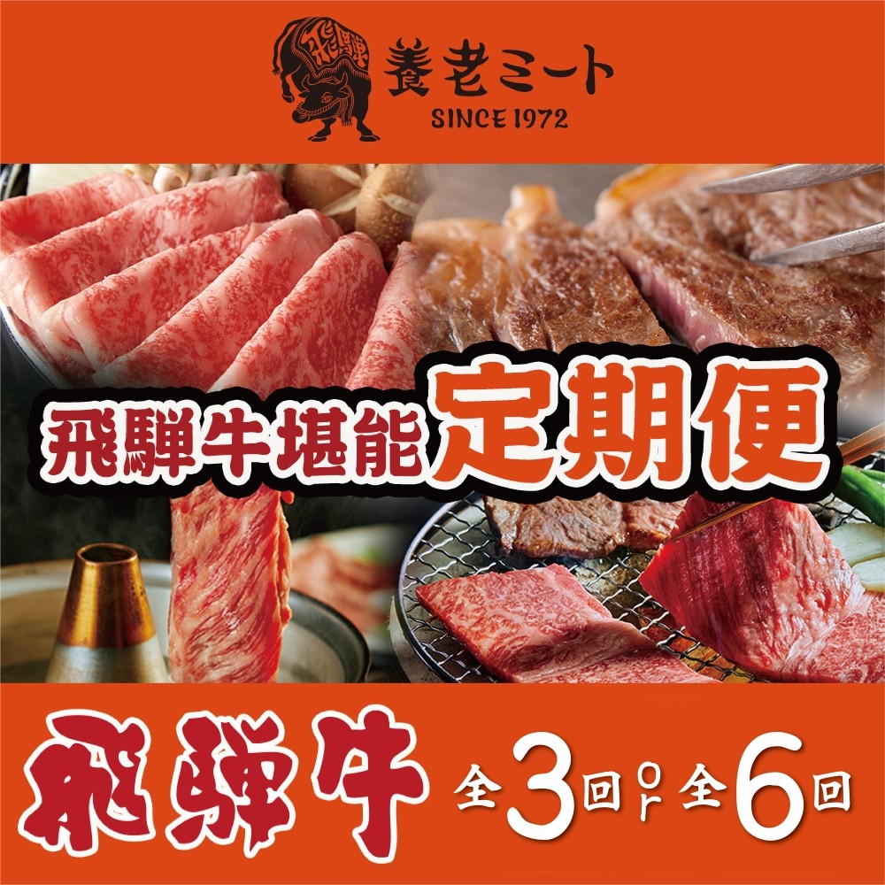 
                  ＼選べる回数／月替わりで色々な飛騨牛を楽しめる
                