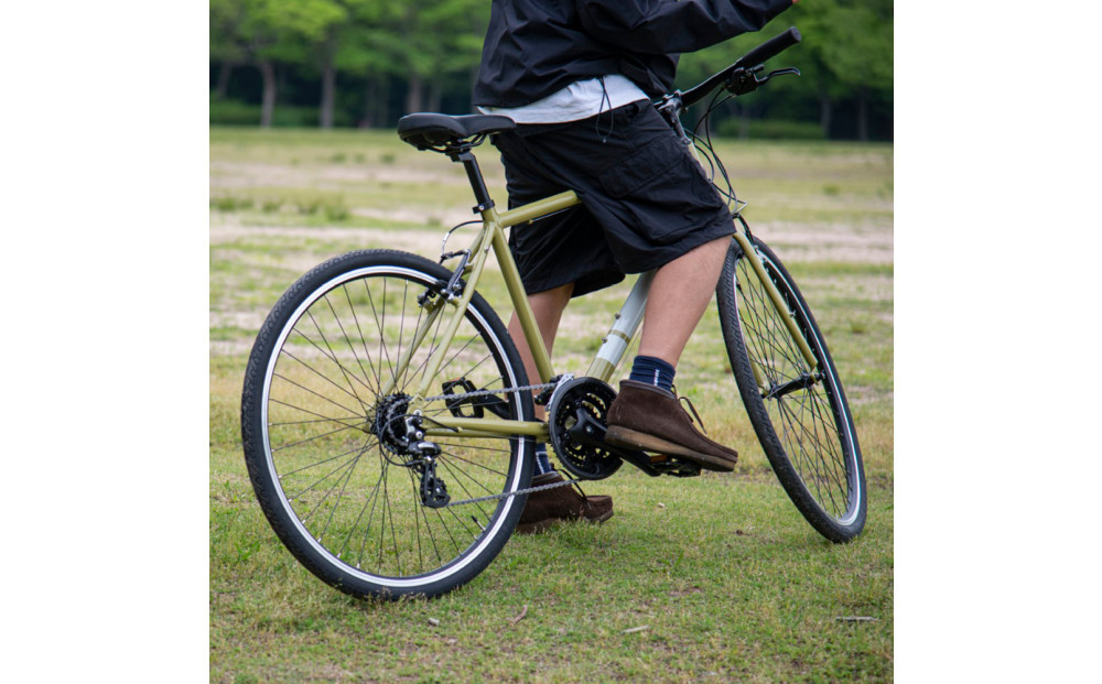 クロスバイク イーエムサイクルズ C101! 50cm ライトブルー