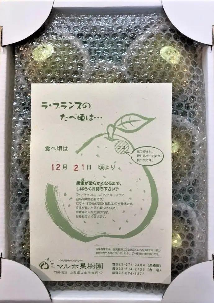 【山形セレクション認定品】ラ・フランス　３ｋｇ　特選　ギフト用　0078-2604