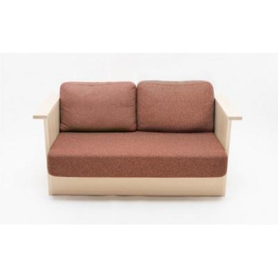 ふるさと納税 東川町 センの木家具 Kigakiku Sofa レッドブラウン【0001-044-03】