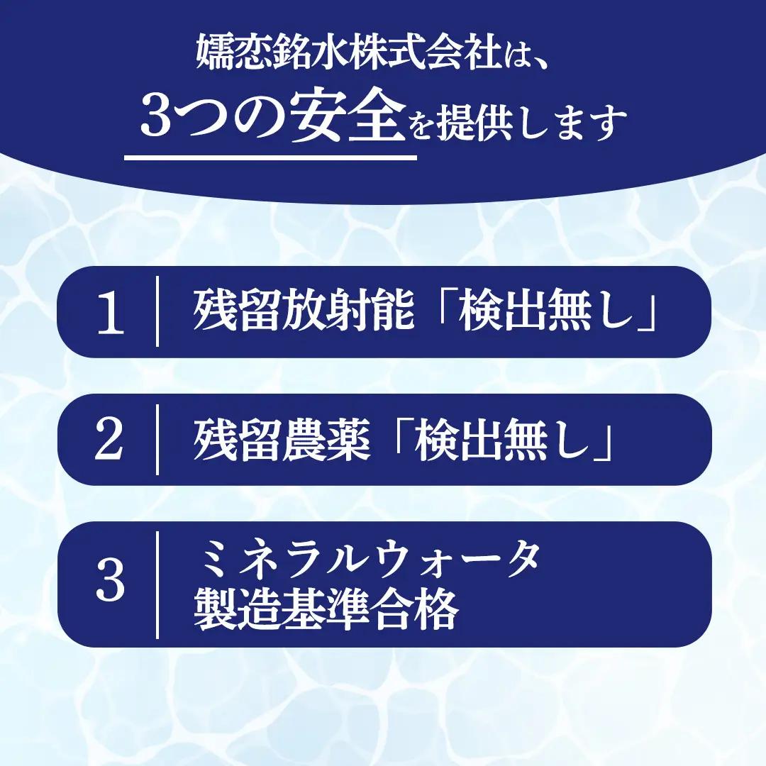 【 12か月 定期便 】 嬬恋高原 の 天然水 ラベルレス 550ml × 24本 入 × 12回 [BA051tu]