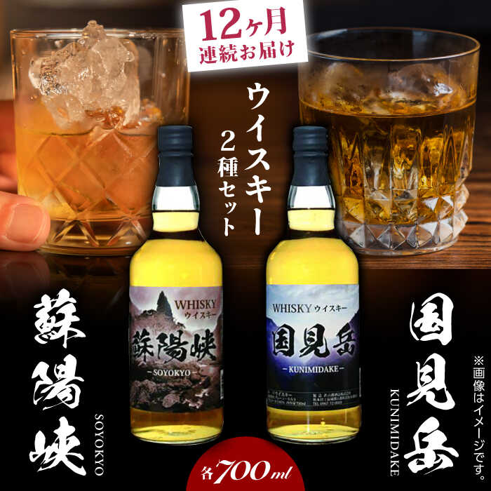 【ふるさと納税】【全12回定期便】グレインウイスキー 国見岳 蘇陽峡 2種 セット 700ml 日本 熊本 アルコール 山都町【山都酒造株式会社】[YAP018]