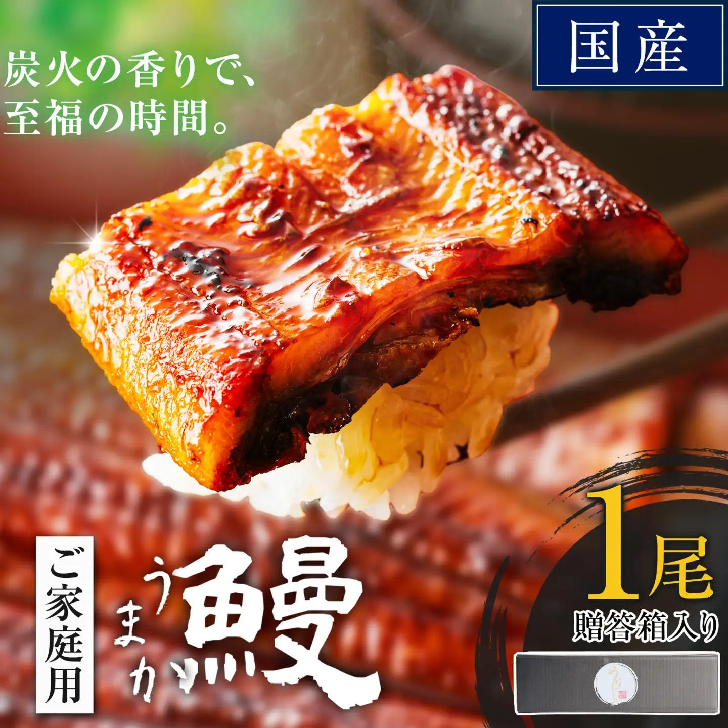 うなぎ ご家庭用 1尾  国産 タレ付  鰻