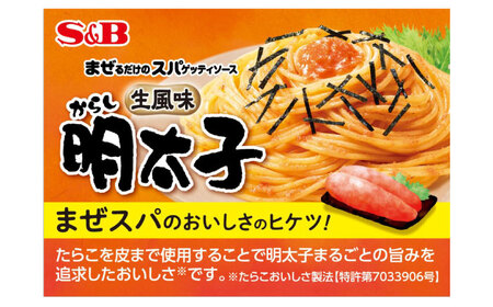まぜるだけのスパゲティソース からし明太子 10袋(1人前×2個入) 広島県福山市/翔栄通商 パスタ パスタソース レトルト ギフト 和風 S＆B[BAFX002]