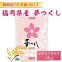 【ふるさと納税】令和6年産 福岡県産 ブランド米「夢つくし」白米 5kg [a9244] 株式会社 ゼロプラス 【返礼品】添田町 ふるさと納税