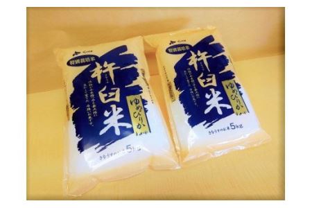 【無洗米12ヶ月定期便】特別栽培「きなうす米」北海道産ゆめぴりか10kg×12回