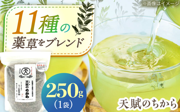 【自然の恵みで健やかに】ブレンド茶 「天賦のちから」 250g×1袋【上ノ原製茶園】 [QAO022]