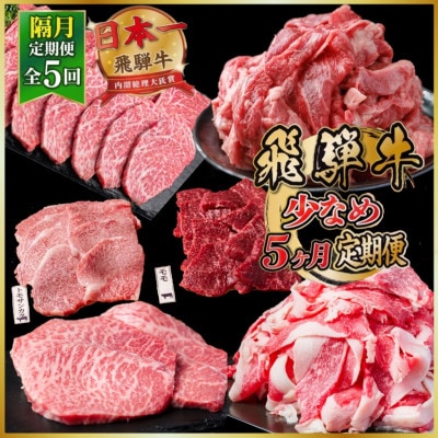 【2ヵ月毎定期便】飛騨牛少なめ定期便 計2.1kg【冷蔵便】A4～A5 BBQ・焼肉・ステーキ全5回【配送不可地域：離島】