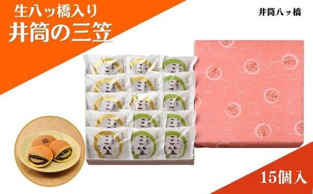和菓子 スイーツ 京都 生八ッ橋入り 15個 井筒の三笠 スイーツ