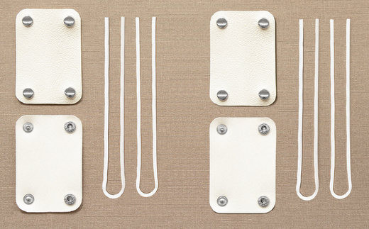 No.222 PVCレザー日本製マスクホルダー（2名様×2セット）