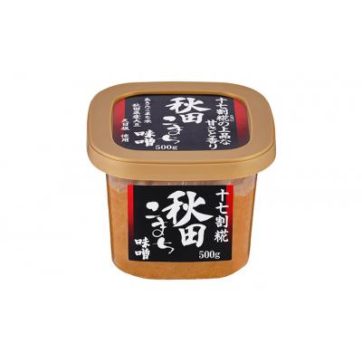 ふるさと納税 にかほ市 定期便 3ヶ月 秋田こまち味噌(500g×2個)×隔月 3回[No.5685-1290]