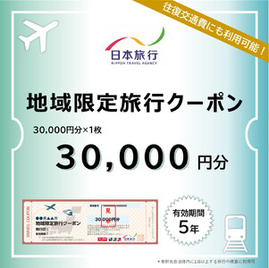 鳥取県米子市　日本旅行地域限定旅行クーポン30,000円分【有効期限:発行から5年】