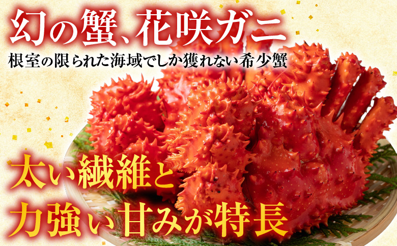 <年内配送可>【北海道根室産】花咲ガニとクリガニセット5～6尾(計1.5kg前後) A-57015