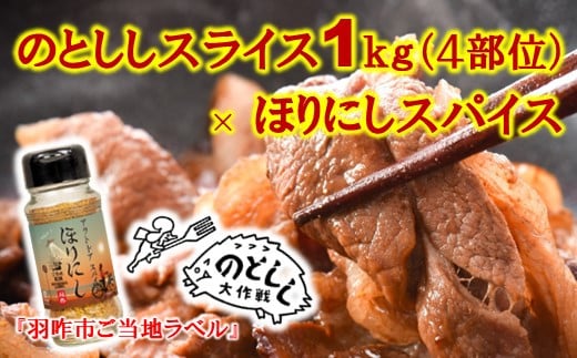 
[B027] のとしし肉スライス1kg×ほりにしスパイス1本
