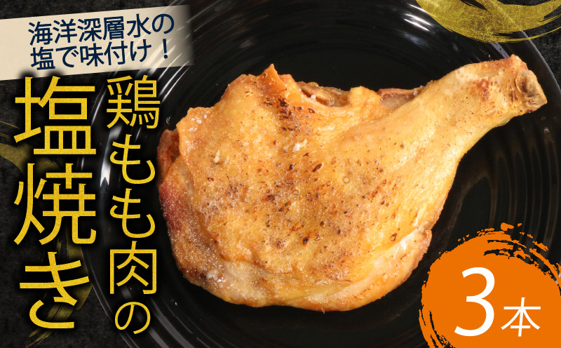 
            室戸の恵み！海洋深層水の塩で味付け！初音の鶏もも肉の塩焼き【３本】鶏モモ 肉料理 鶏もも塩 海洋深層水仕込み 人気 
          