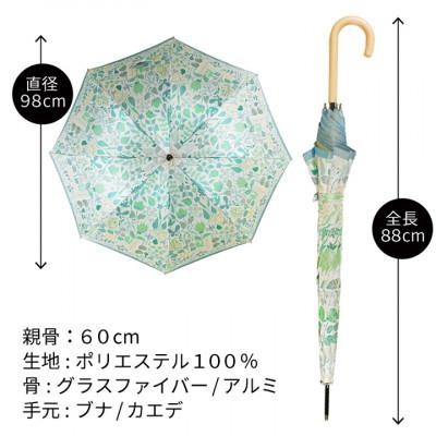 ふるさと納税 西桂町 婦人長傘 StigL. ハーバリウム(ライムグリーン) 槙田商店の職人が作る日本製の晴雨兼用婦人傘 |  | 03