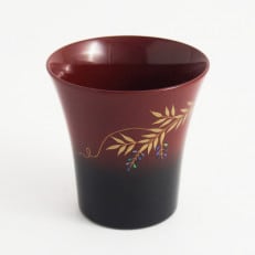 金沢漆器　ぐい呑み　加賀蒔絵　曙杯　藤　_22153