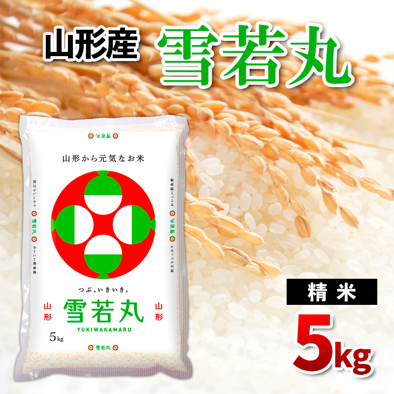 山形県産雪若丸 精米 5kg FZ24-937