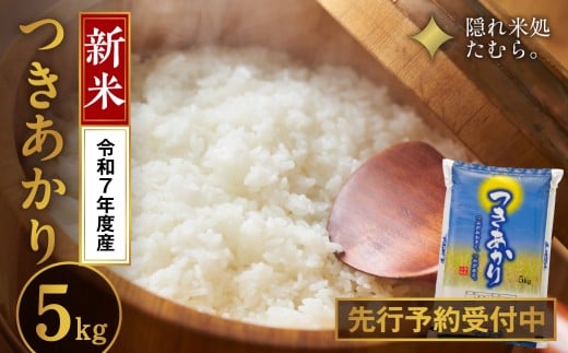 ＼ 新米 先行予約 開始！／【 令和7年産 】 田村市産 つきあかり 5kg 米 白米 精米 単一米 国産 精米仕立てを発送 福島県 田村市 福島県 ふくしま たむら いせや農園