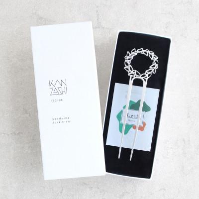 ふるさと納税 静岡市 【女性のアイデア×職人技】KANZASHI　Wreath Leaf　1本 |  | 03