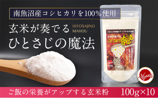 
            玄米全粒粉が奏でるひとさじの魔法 100g×10
          