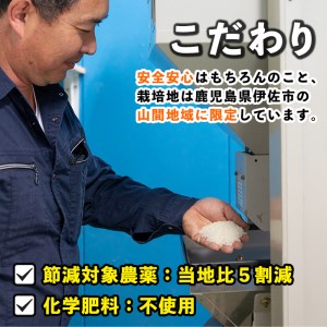 isa279 《数量限定》かめさんのお米(5kg・あきほなみ・無洗米) 山間の地区でしかできないこだわりの伊佐米【Farm-K】