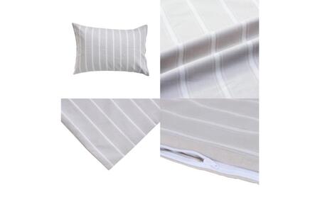 ホームコーディ　まくらカバー（柄） 43cm×63cmまくら用 グレー2 イオンリテール 寝具