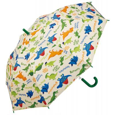 ふるさと納税 奈良市 子供用 晴雨兼用 ジャンプ傘 55cm UBSR3 ディノサウルス 日傘 634352