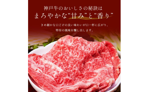 【和牛セレブ】神戸牛　すき焼き&しゃぶしゃぶセット【肩ロース】250g [987]