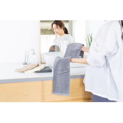 フェイスのハンブンタオル4枚セット(アイボリー)【1670183】