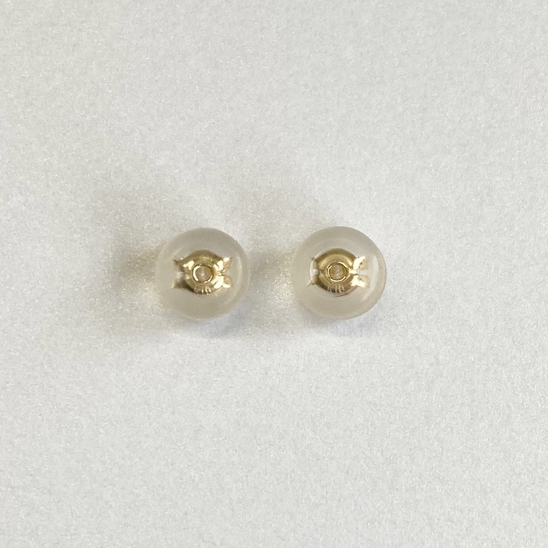 K18YG　ルビーサークルピアス　K05113-H