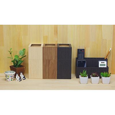 ふるさと納税 和歌山市 バスク リモコンスタンド ブラック 木目柄が美しいシンプルなリモコンスタンド |  | 03