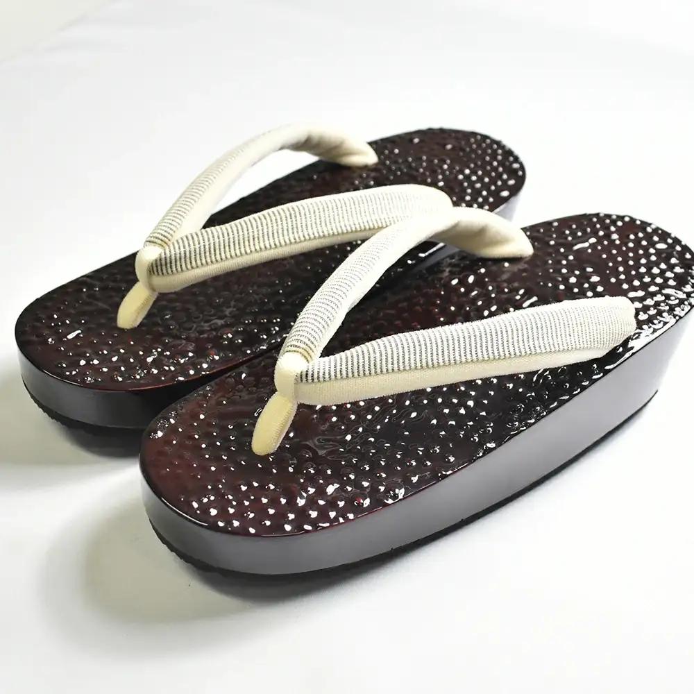 女性用石目塗り舟形1足　Sサイズ(21cm～22.5cm)　【07208-0192-1】