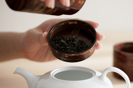 角館樺細工《藤木伝四郎商店》素筒 茶筒（大）無地皮 角館工芸協同組合