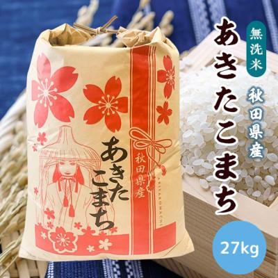 ふるさと納税 横手市 あきたこまち 27kg【無洗米】秋田県産 こまちライン