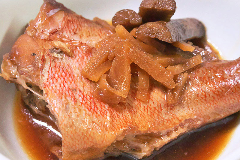 《定期便8ヶ月》赤魚煮付 業務用パック 180g×4尾 冷凍 惣菜 おかず つまみ レンチン 湯煎 簡単 煮物 煮付