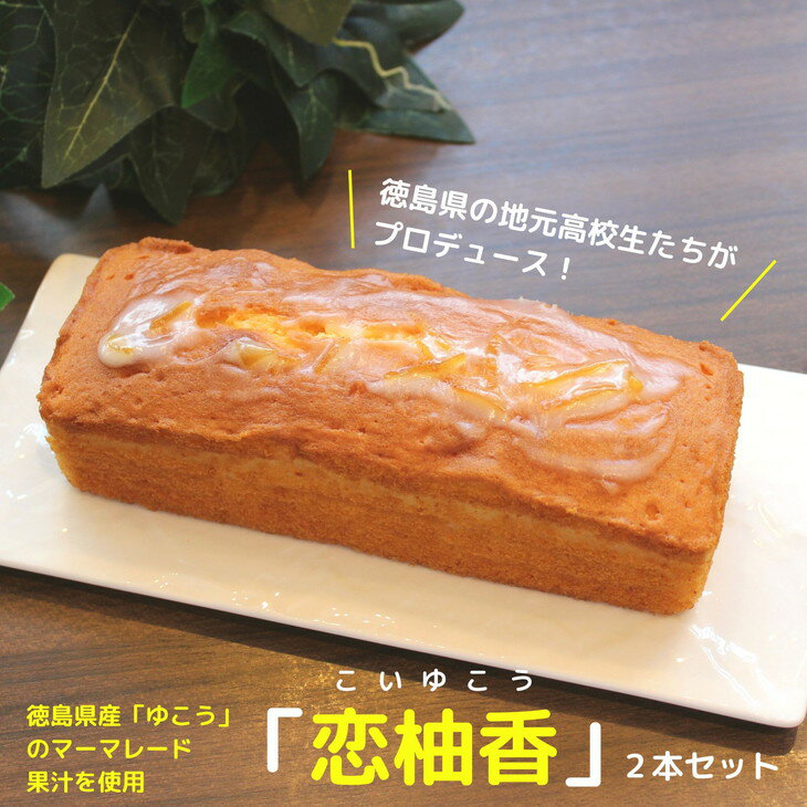 【ふるさと納税】 パウンドケーキ 2本 徳島県 ケーキ 洋菓子 柑橘 人気 スイーツ ケーキ パウンドケーキ お菓子 誕生日 お祝い ギフト お取り寄せ スイーツ ※配送指定不可