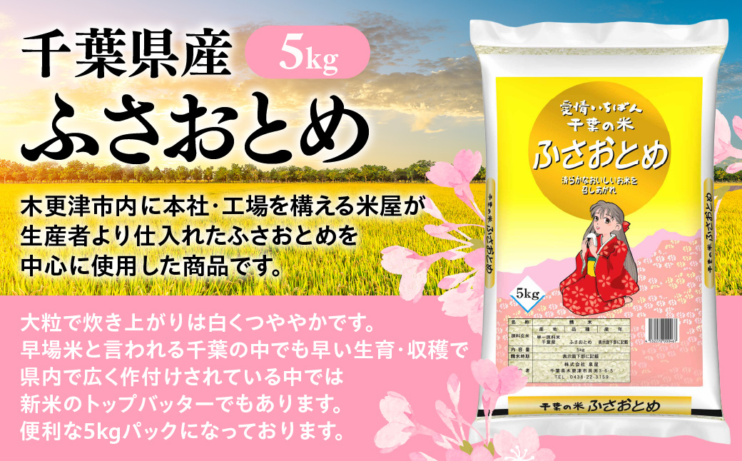 【最短2～7営業日にて出荷】令和8年度産  千葉県産  「ふさおとめ」  10kg  (5kg×2) KCV006