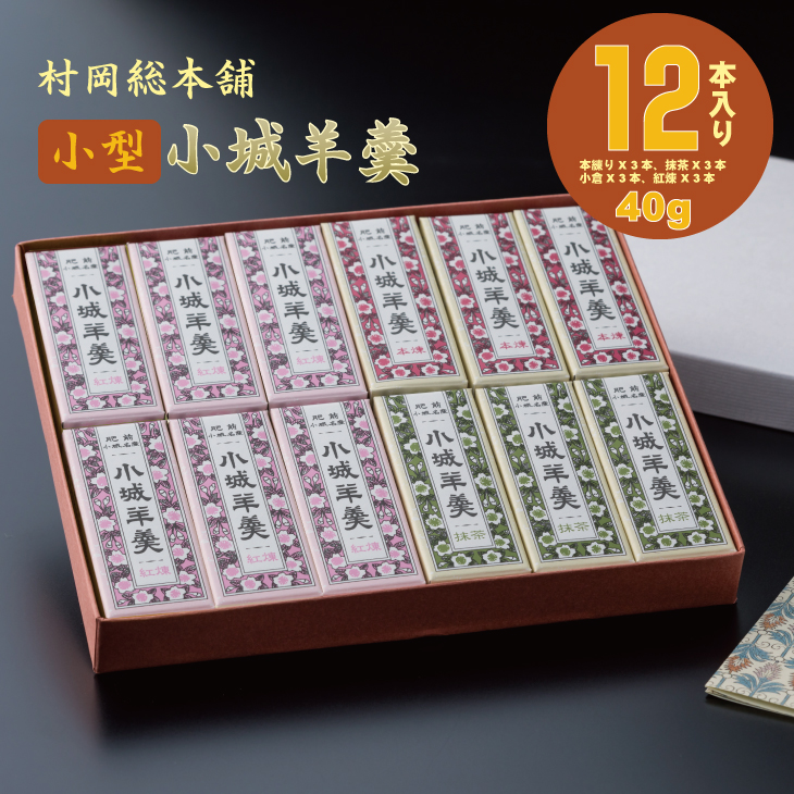 小型小城羊羹12本詰（村岡総本舗）